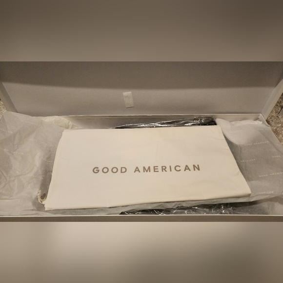 Good AmericanSlouchy Over The Knee Boots Black Glitter (NEW WITH BOX) - Picture 6 of 7